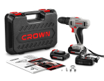 Шуруповерт аккумуляторный Crown CT21052LH BMC, серый