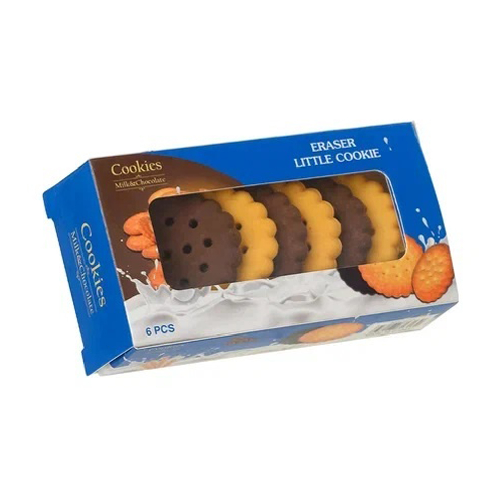 Ластик Basir, фигурный, серия "Печенье", цветной объёмный корпус, в пластиковой упаковке