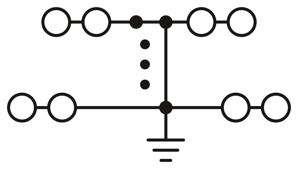 1070018 - PTRVB 4-PE - Заземляющая клемма