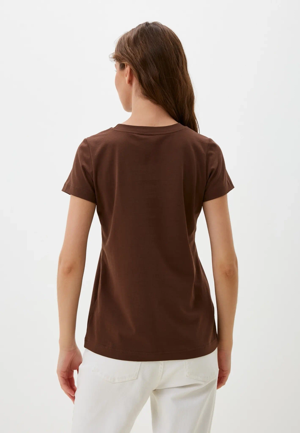 Футболка женская Anyday Icon T-shirt 01, цвет коричневый