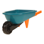 Набор для игры в песок с тачкой (8предм.) 2совка,сит,форм,кораблик,сет.C373