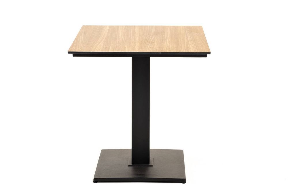 "Каффе" стол из HPL квадратный 70х70см, цвет "дуб"