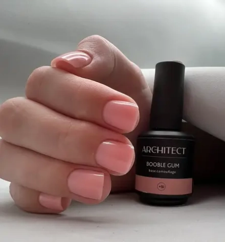 Камуфлирующая крепкая каучуковая база HARD Nail ARCHITECT 05 BOOBLE GUM Base Camouflage 15 ml