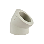 Угольник Ø 63/45° PPR (серый)