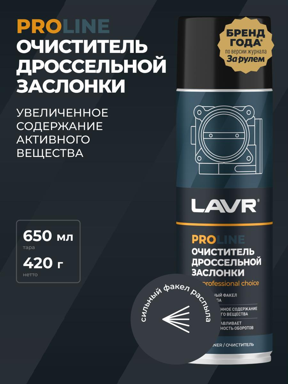 Очиститель дроссельной заслонки Lavr Service 650 мл Ln3519