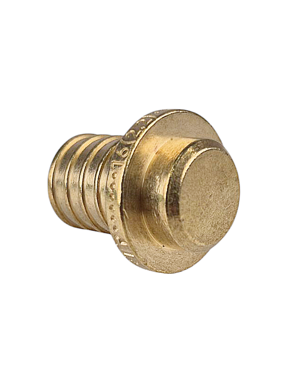 Заглушка аксиальная, латунь,16, желтый, RTP (600/10)