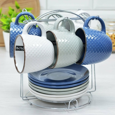 Чайный набор 12 предметов на подставке 911-6MS