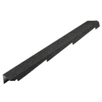 Планка торцевая Metrotile черная левая