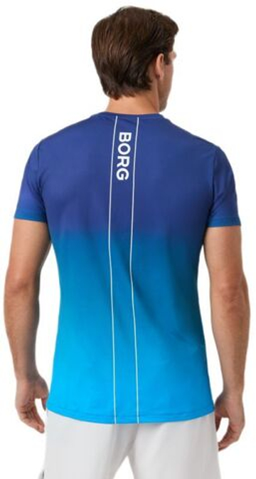 Мужская теннисная футболка Bjorn Borg Ace Printed - Sun Fade 3