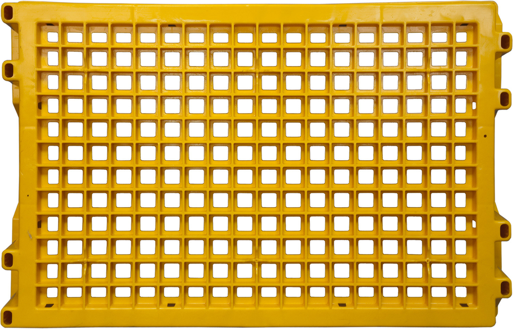 Ящик перфорированный 600×400×152, арт.: 403, объём 27, зелёный, код: 01427