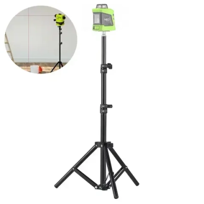 Штатив строительный со съемным креплением для лазерного уровня высотой до 210 см