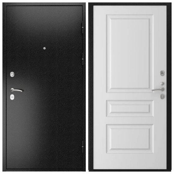 Входная дверь L 3B - L 2 эмаль белая
