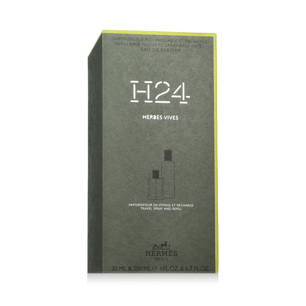 Hermès H24 Herbes Vives EDP Refillable 30 ml + EDP Refill 200 ml (man) 1 St.