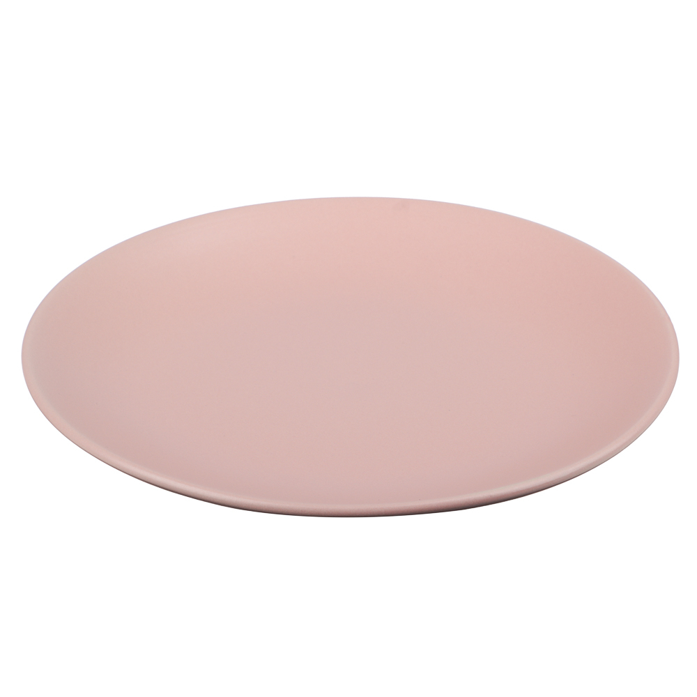 Тарелка подстановочная 26,7см, тм MILLIMI розовый, керамика
