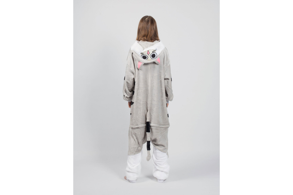 Кигуруми Funfur Серый кот M