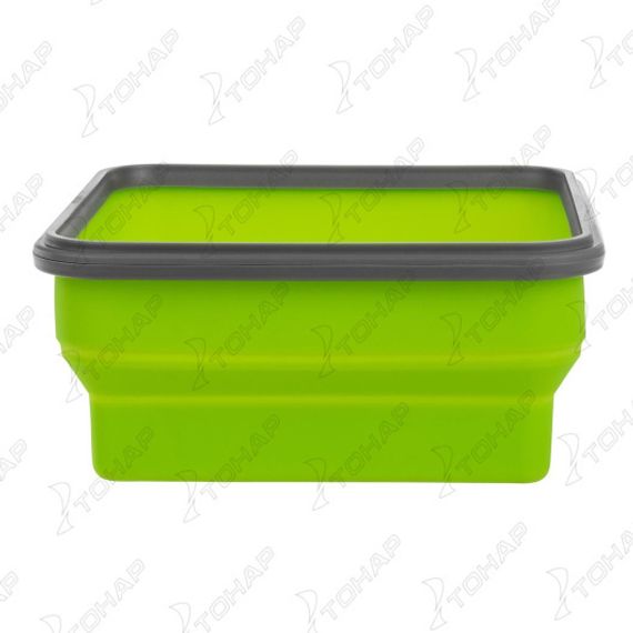 Контейнер силиконовый складной 1000мл с ловилкой (PR-FH052) PR