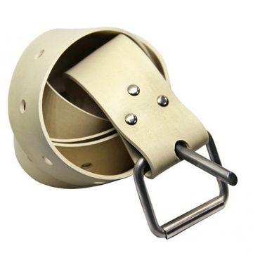 Ремень латексный светлый Scorpena E с марсельской пряжкой