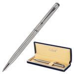 Ручка подарочная шариковая GALANT "Arrow Chrome", корпус серебристый, хромированные детали, пишущий узел 0,7 мм, синяя, 140408