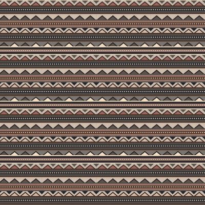 Богемная геометрическая полоска в приглушенных тонах