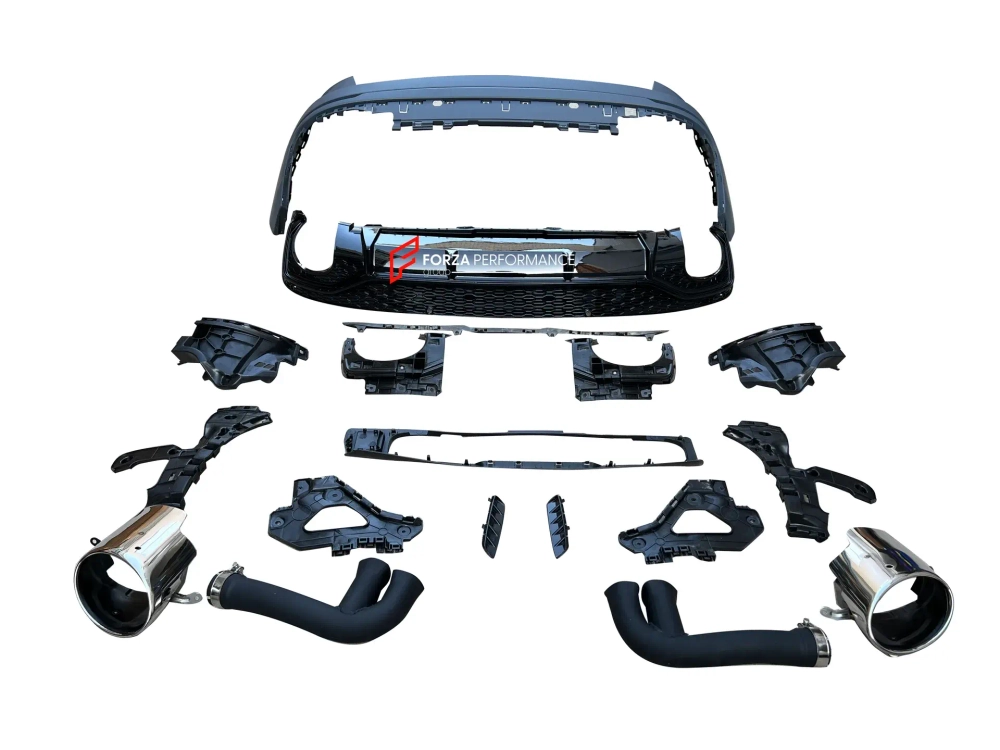 Задний бампер с диффузором RSQ8 для AUDI Q8 4M 2019 - 2023 Ауди обвес