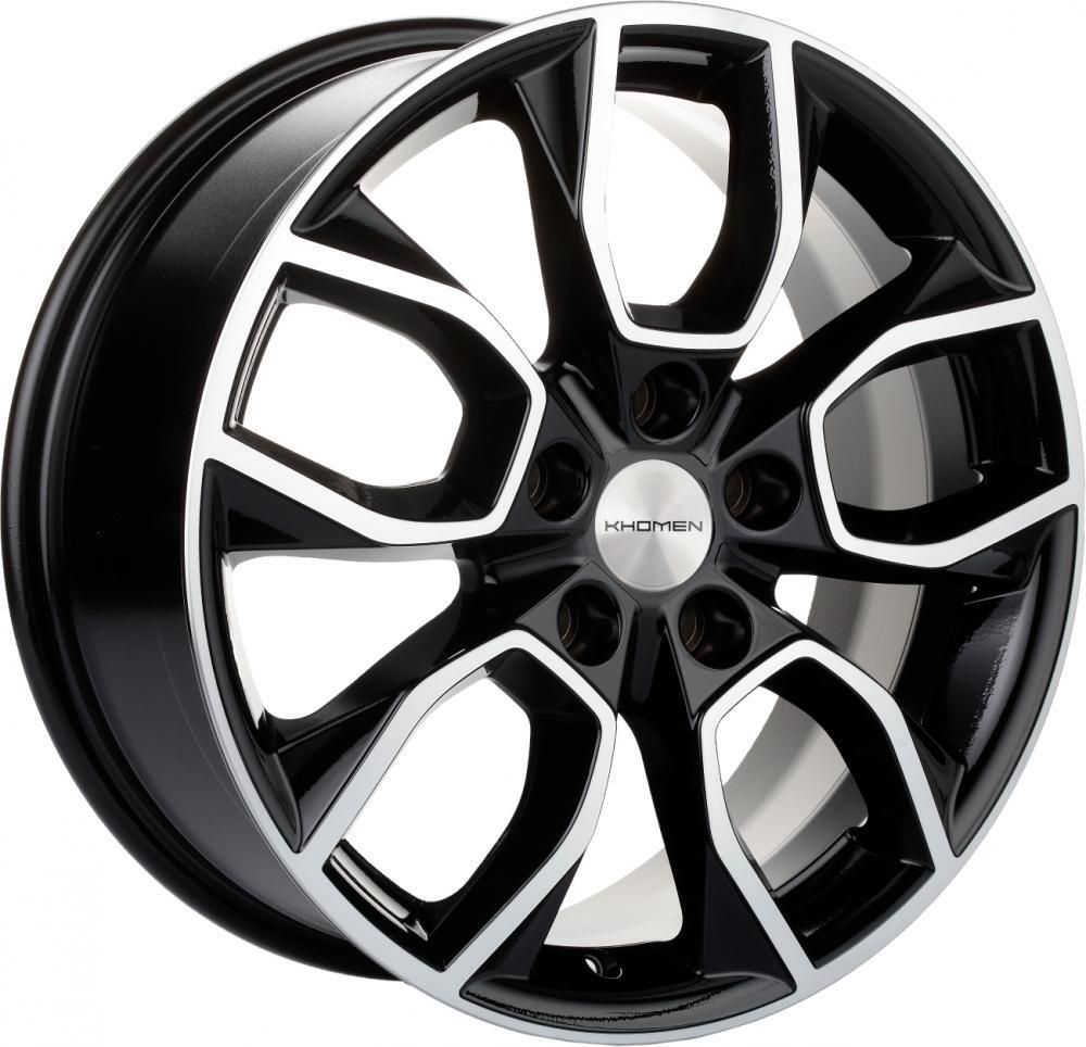Khomen 1713 7x17 5x114.3 ET 45 Dia 60.1 (черный)