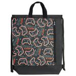 Мешок для обуви ЮНЛАНДИЯ, с ручками, боковой карман на молнии, 46х36 см, "Play game", 271066