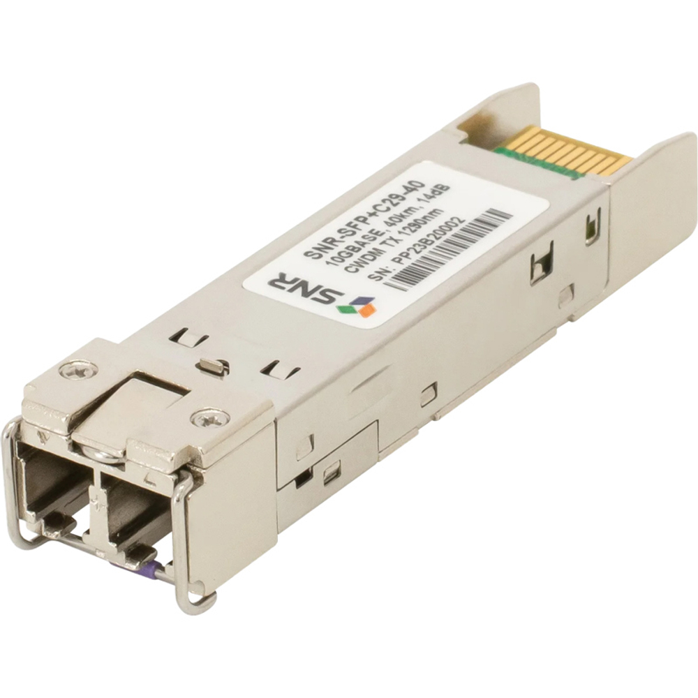 Оптический трансивер SNR SFP+ 10G CWDM 40 км (1290 нм) (SNR-SFP+C29-40)