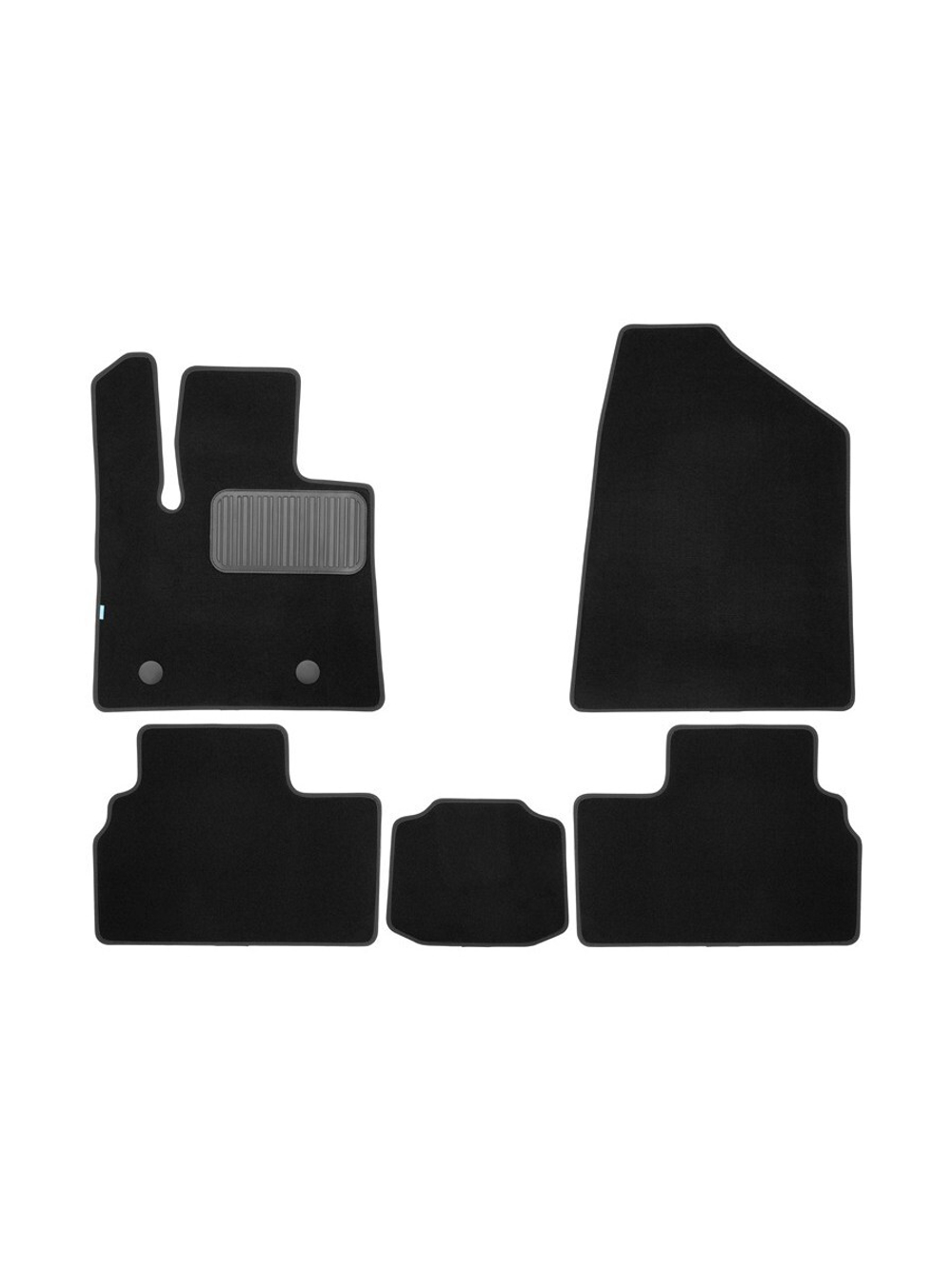 Коврики в салон для CHANGAN UNI-T 2022- кроссовер, 5шт. (текстиль) KLEVER0509200522110KH