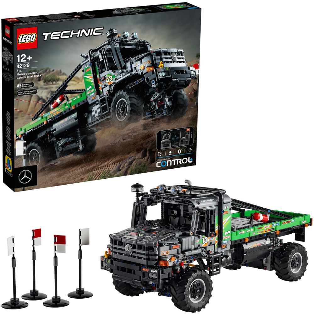 Конструктор LEGO Technic 42129 Полноприводный грузовик-внедорожник Mercedes-Benz Zetros