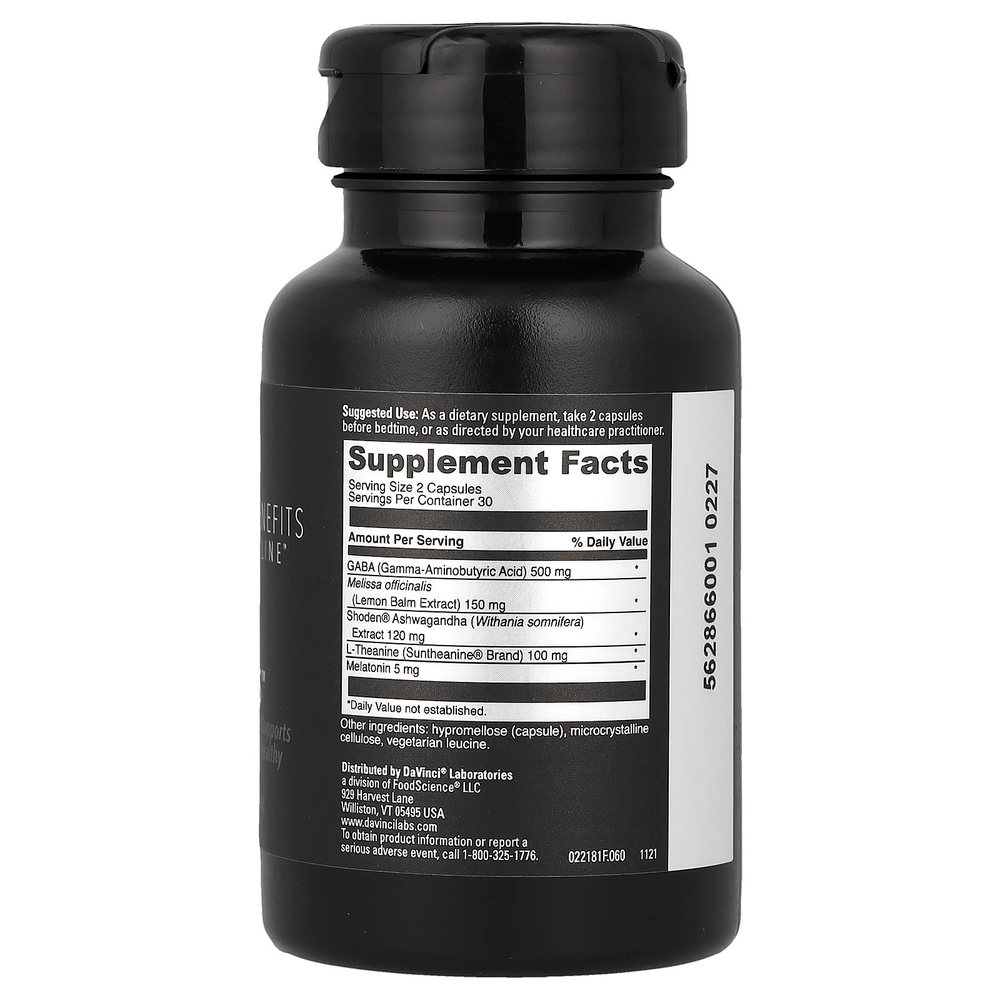 DaVinci Laboratories, Sleep Benefits™, 60 капсул
