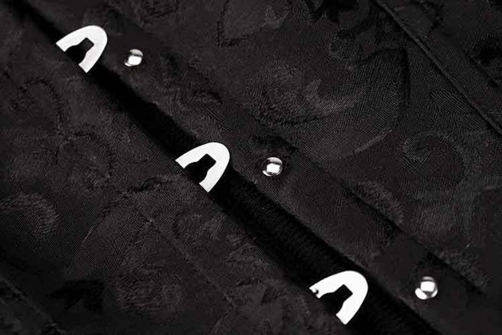 Корсет и стринги Gera черный L