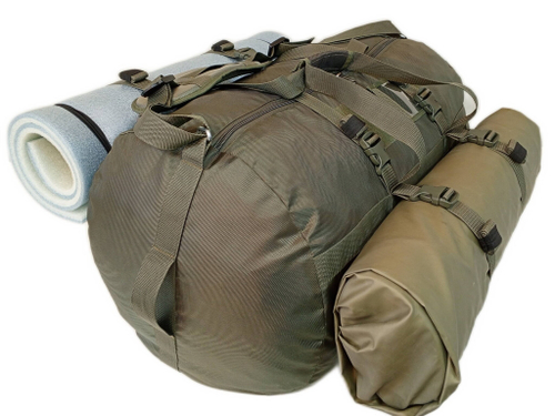 Сумка, Баул "МАМОНТ" 110 литров, олива, нагрузка до 180 кг.