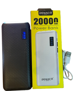 Внешний аккумулятор (Power bank) 3 USB Demaco DKK 005 20000 mAh (черный)