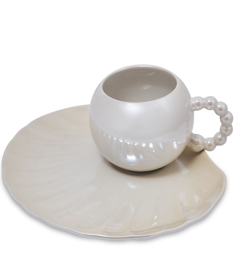 MUG-425/3 Чайная пара «Ракушка»
