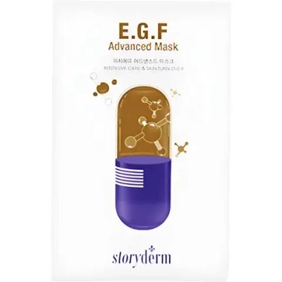 Storyderm Омолаживающая тканевая премиум-маска со стволовыми клетками 25 мл | Silk Mask E.G.F. Advanced Cell