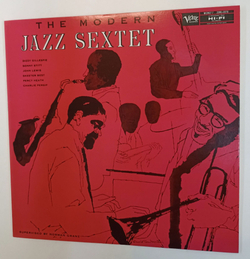 Винтажная виниловая пластинка LP The Modern Jazz Sextet Featuring Dizzy Gillespie, Sonny Stitt, John Lewis, Skeeter Best, Percy Heath & Charlie Persip The Modern Jazz Sextet (Japan 1986)