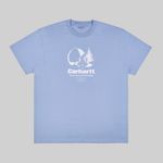  Футболка мужская Carhartt WIP Surround артикул:I033183_frosted_blue - купить в магазине Дайс