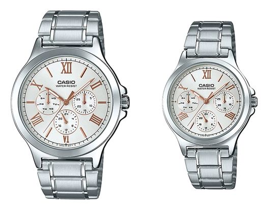 Парные часы Casio Standard: MTP-V300D-7A2 и LTP-V300D-7A2