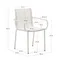 Galdana Штабелируемый садовый стул из белого алюминия