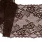 Кружево эластичное шоколад 23 см