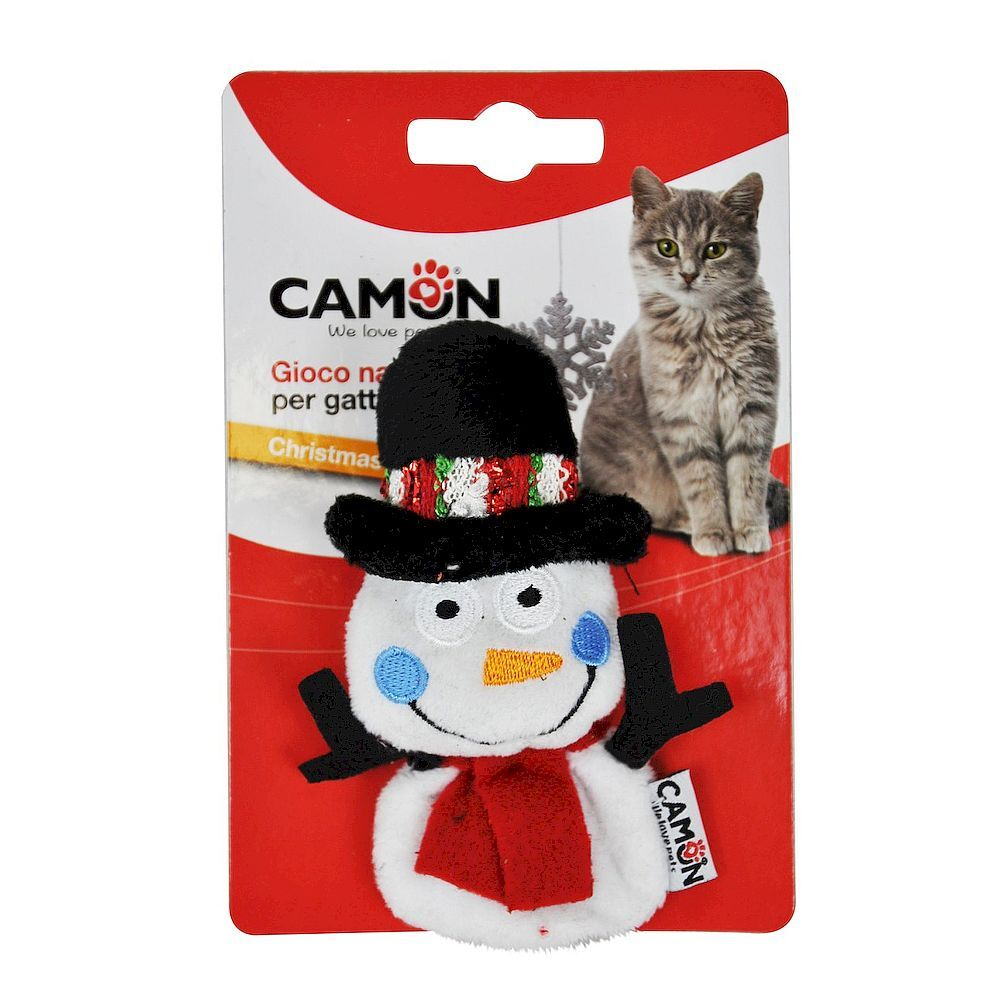 Игрушка для кошек Рождественская в ассортименте (олень, санта, снеговик, имбирный пряник) CAMON