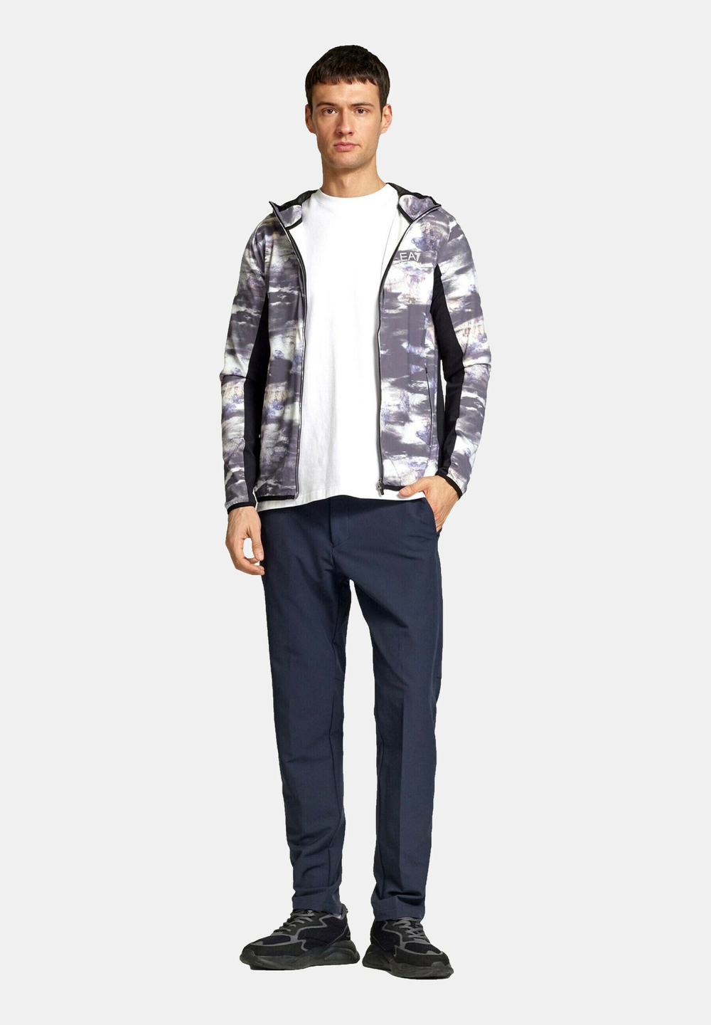 EA7 Emporio Armani DYNAMIC - Толстовка на молнии - Серый