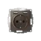 Розетка 1-м СП AtlasDesign 16А IP20 с 2-мя заряд. устройствами USB тип A+A 5В/2.4А 2х5В/1.2А механизм мокко SE ATN000630