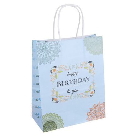 LADECOR Пакет подарочный, бумажный, 22x27x11 см, 4 дизайна