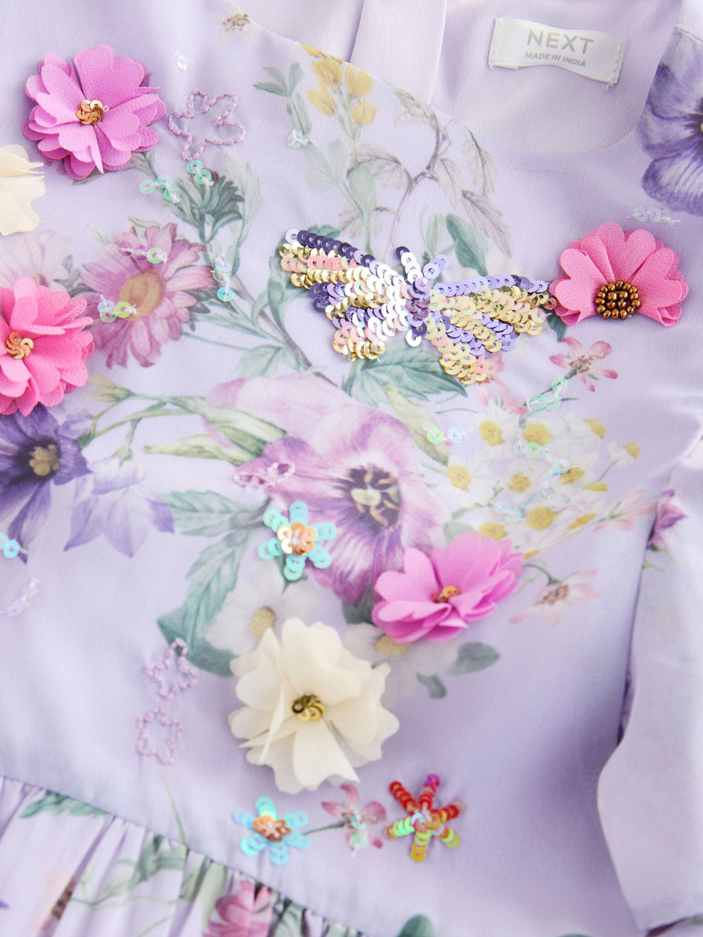 Платье для девочки Next E87-245, Сиреневый