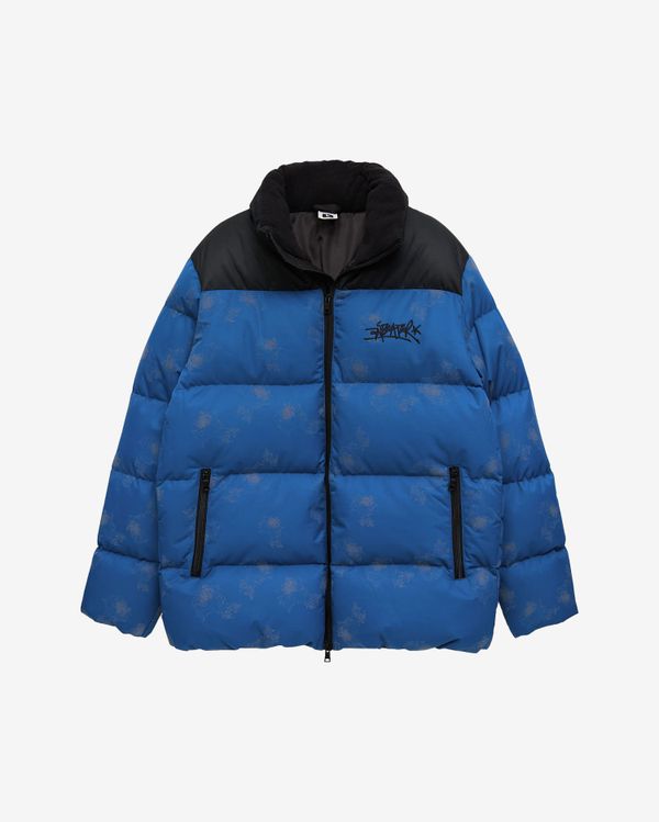 Пуховик Downjacket RF Print темно-синий - фото 1