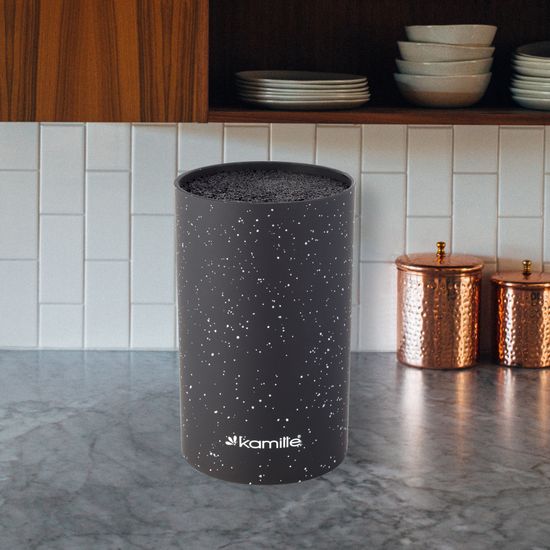 Подставка для ножей 18 см. круглая Kamille KM-7604