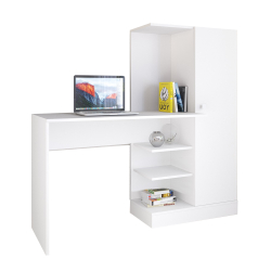 Стол компьютерный Квартет-6, белый