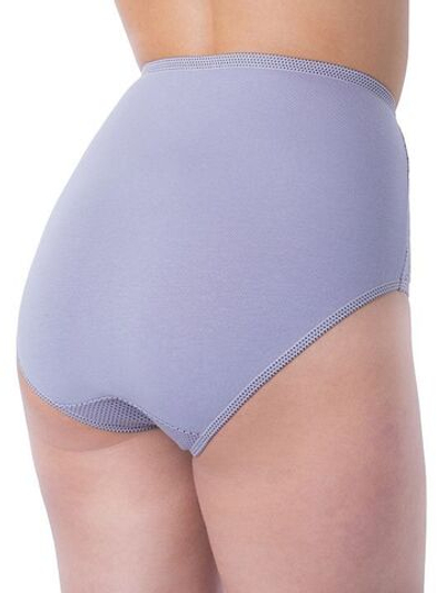 Женские трусы-макси plus size из хлопкового полотна (Размер: 58) (Цвет: серый)