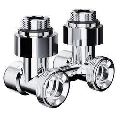 Узел нижнего подключения Royal Thermo Design угловой 1/2quot;х3/4quot; EK (хром)
